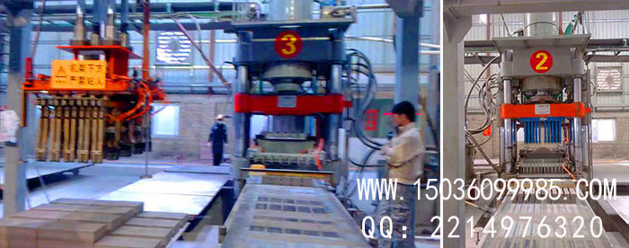 全自動液壓磚機(jī)生產(chǎn)現(xiàn)場